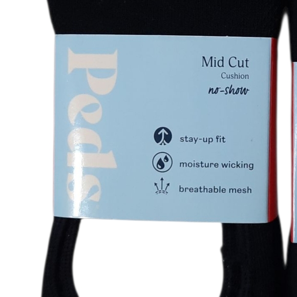 NWT PEDS Cushion No-Show Womens Socks 8-12 2 Pairs - Picture 5 of 7